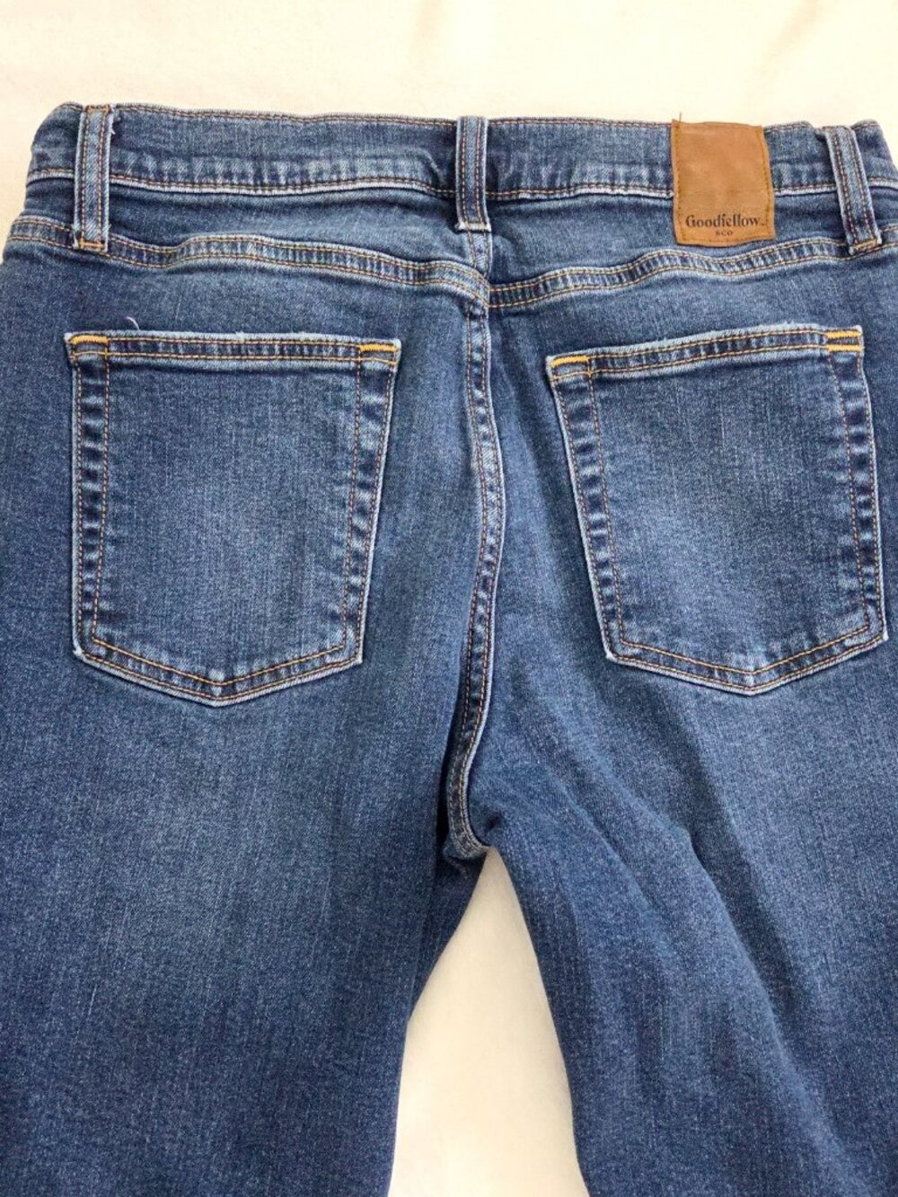 Goodfellow Co Mens 30x30 Jeans Straight Leg Medium Wash Stretch Denim Blue Flex - Picture 4 of 13